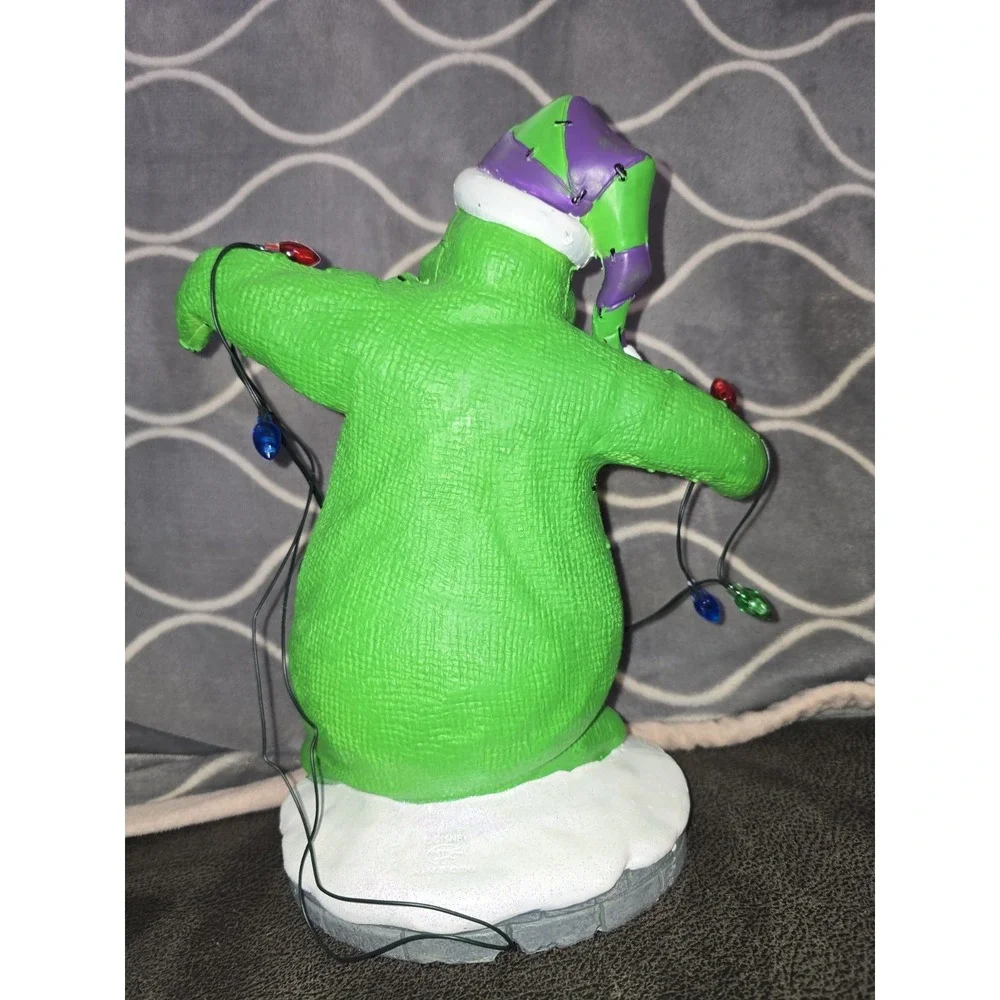 Disney The Nightmare Before Christmas Oogie Boogie‎ Light-Up Statue Holiday-NEW